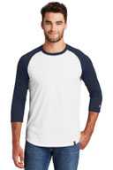 New Era  ®  Heritage Blend 3/4-Sleeve Baseball Raglan Tee. NEA104