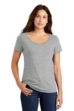 Nike Ladies Core Cotton Scoop Neck Tee. NKBQ5236 Nike Ladies Core Cotton Scoop Neck Tee. NKBQ5236