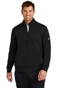Nike Club Fleece Sleeve Swoosh 1/2-Zip NKDX6718 Nike Club Fleece Sleeve Swoosh 1/2-Zip NKDX6718