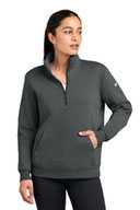 Nike Ladies Club Fleece Sleeve Swoosh 1/2-Zip NKDX6720