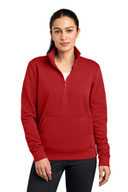 Nike Ladies Club Fleece Sleeve Swoosh 1/2-Zip NKDX6720