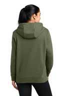 Nike Ladies Club Fleece Sleeve Swoosh Pullover Hoodie NKFD9889