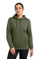Nike Ladies Club Fleece Sleeve Swoosh Pullover Hoodie NKFD9889