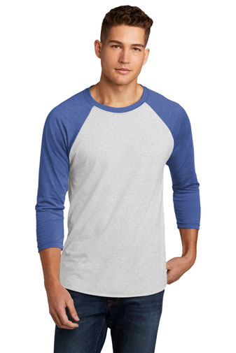 Next Level ™    Unisex Tri-Blend 3/4-Sleeve Raglan Tee. NL6051