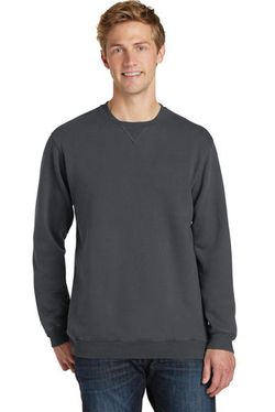 Port & Company ® Pigment-Dyed Crewneck Sweatshirt. PC098 Port & Company ® Pigment-Dyed Crewneck Sweatshirt. PC098