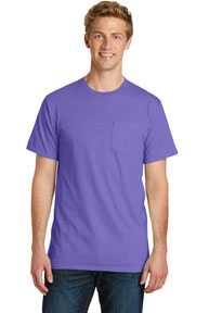 Port & Company ®  Pigment-Dyed Pocket Tee.  PC099P