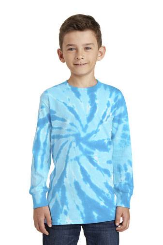 DISCONTINUED  Port & Company ®  Youth Tie-Dye Long Sleeve Tee.  PC147YLS