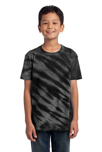 DISCONTINUED  Port & Company ®  - Youth Tiger Stripe Tie-Dye Tee. PC148Y