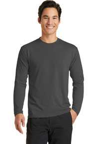 Port & Company® T-Shirt - Men's Long Sleeve Performance Blend Tee PC381LS