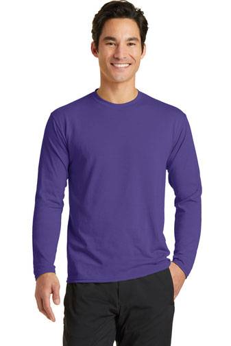 Port & Company® T-Shirt - Men's Long Sleeve Performance Blend Tee PC381LS