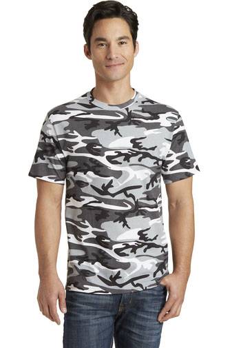 Port & Company ®  Core Cotton Camo Tee.  PC54C
