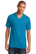 Port & Co® T-Shirt - Men's Core Cotton V-Neck Tee PC54V