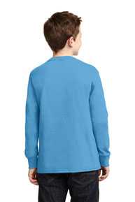 Port & Company ®  Youth Long Sleeve Core Cotton Tee. PC54YLS