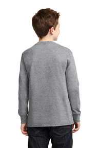 Port & Company ®  Youth Long Sleeve Core Cotton Tee. PC54YLS