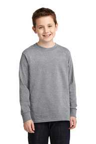 Port & Company ®  Youth Long Sleeve Core Cotton Tee. PC54YLS