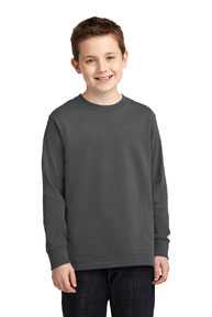 Port & Company ®  Youth Long Sleeve Core Cotton Tee. PC54YLS