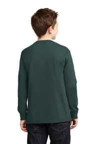 Port & Company ®  Youth Long Sleeve Core Cotton Tee. PC54YLS