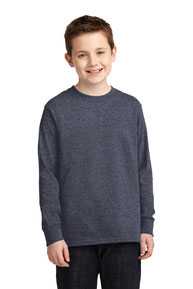 Port & Company ®  Youth Long Sleeve Core Cotton Tee. PC54YLS