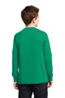Port & Co ®  Youth Long Sleeve Core Cotton Tee. PC54YLS