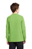 Port & Co ®  Youth Long Sleeve Core Cotton Tee. PC54YLS