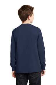 Port & Company ®  Youth Long Sleeve Core Cotton Tee. PC54YLS