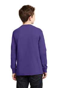 Port & Company ®  Youth Long Sleeve Core Cotton Tee. PC54YLS