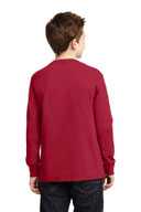 Port & Co ®  Youth Long Sleeve Core Cotton Tee. PC54YLS
