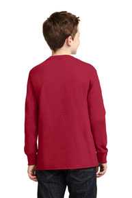 Port & Company ®  Youth Long Sleeve Core Cotton Tee. PC54YLS