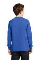 Port & Co ®  Youth Long Sleeve Core Cotton Tee. PC54YLS
