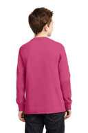 Port & Co ®  Youth Long Sleeve Core Cotton Tee. PC54YLS