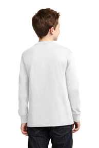 Port & Company ®  Youth Long Sleeve Core Cotton Tee. PC54YLS