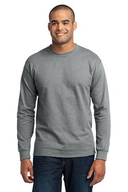 Port & Company ® Tall Long Sleeve Core Blend Tee. PC55LST Port & Company ® Tall Long Sleeve Core Blend Tee. PC55LST