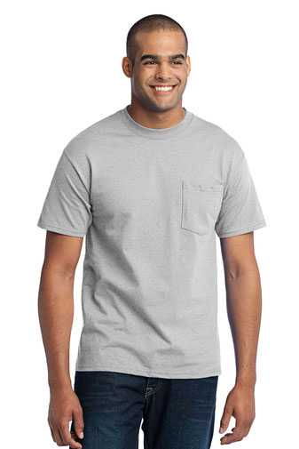 Port & Company &#174;  Tall Core Blend Pocket Tee. PC55PT