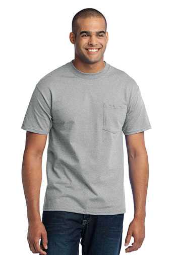 Port & Company &#174;  Tall Core Blend Pocket Tee. PC55PT
