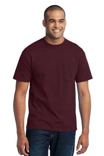 Port & Company &#174;  Tall Core Blend Pocket Tee. PC55PT