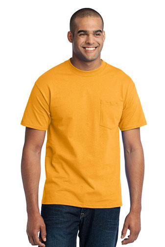 Port & Company &#174;  Tall Core Blend Pocket Tee. PC55PT