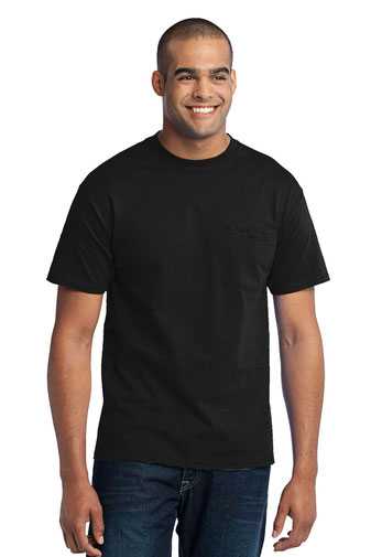 Port & Company &#174;  Tall Core Blend Pocket Tee. PC55PT