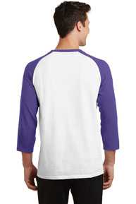 Port & Company ®  Core Blend 3/4-Sleeve Raglan Tee. PC55RS