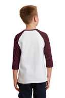 Port & Co ®  Youth Core Blend 3/4-Sleeve Raglan Tee. PC55YRS