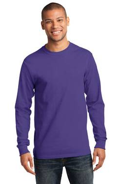 Port & Co® T-Shirt - Men's Long Sleeve Essential Tee PC61LS Port & Co® T-Shirt - Men's Long Sleeve Essential Tee PC61LS