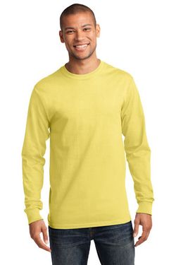 Port & Company® T-Shirt - Men's Long Sleeve Essential Tee PC61LS Port & Company® T-Shirt - Men's Long Sleeve Essential Tee PC61LS