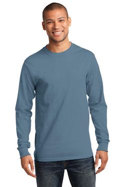 Port & Company ® - Tall Long Sleeve Essential Tee. PC61LST Port & Company ® - Tall Long Sleeve Essential Tee. PC61LST