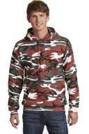 Port & Co ®  Core Fleece Camo Pullover Hooded Sweatshirt. PC78HC