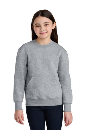 Port & Co &#153;  Youth Core Fleece Crewneck Pocket Sweatshirt PC78YPKT