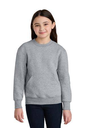 Port & Co ™  Youth Core Fleece Crewneck Pocket Sweatshirt PC78YPKT
