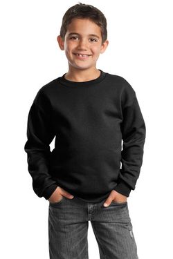 Port & Company ® - Youth Core Fleece Crewneck Sweatshirt. PC90Y Port & Company ® - Youth Core Fleece Crewneck Sweatshirt. PC90Y