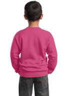 Port & Co ®  - Youth Core Fleece Crewneck Sweatshirt.  PC90Y