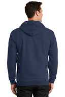 Port & Co ®  -  Essential Fleece Full-Zip Hooded Sweatshirt.  PC90ZH