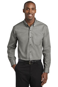 Red House Slim Fit Non-Iron Twill Shirt - Classic Bluegrass Style That Stays Neat All Day