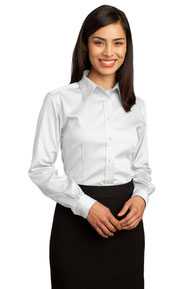 DISCONTINUED  Red House ®  - Ladies Non-Iron Pinpoint Oxford Shirt.  RH25